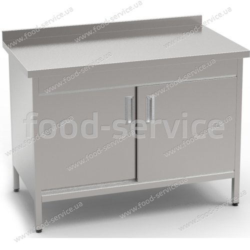 Стіл-тумба КВ 2-ДК (двері купе, 2 полиці) 1200х600х850